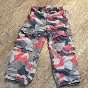Mini Boden camo double lined pants